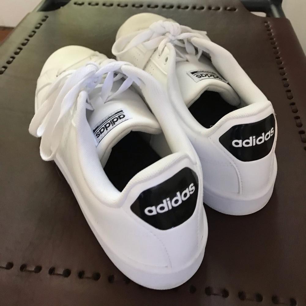 Adidas Classic Cloudfoam Sneakers - White/White